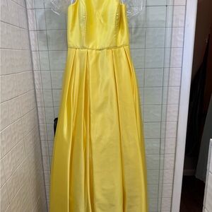 Betsy & Adam Yellow Maxi Dress